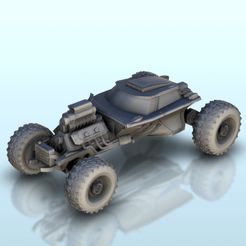 21.jpg STL file Chaos vehicle 36 - Vehicle automobile SF Science-Fiction Necromunda・Design to download and 3D print