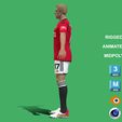 w7.jpg 3D Rigged Rasmus Hojlund Manchester United 2024
