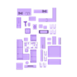 Furniture 1.100 All Parts.stl HOUSE FURNITURE 1:50 & 1:100 ARCHITECTURE MODEL DIORAMA