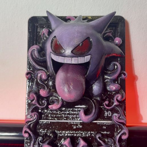 🐉 ゲンガー3Dプリンタブルポケモンカード; ポケモンTCG・「Ender neo