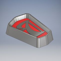 Part1.jpg STL file EMBLEMA LADA - Vintage・Model to download and 3D print