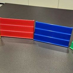 chevalets-vue-face.jpg STL file rummikub folding stand (to be mounted without glue)・3D printable model to download