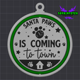 Santa-Paws-Is-Coming-To-Town.png 🎄 ¡48 adornos giratorios para el árbol de Navidad!