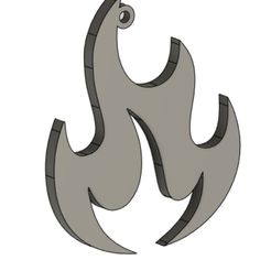 fc9ddfff-3b6e-41c0-b8eb-f5b37a8eb155.jpg Free STL file Flame earrings・3D print design to download
