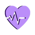 HeartBeat.stl Surgical Mask Strap Remix - Various Symbols