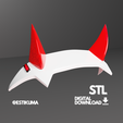@ESTIKUMA.png ZERO TWO Headpiece - STL - 3D Files - Darling In The Franxx