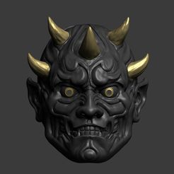1111.jpg Archivo OBJ Máscara de Darth Maul Señor del Crimen Star Wars Señor de los Sith Modelo de impresión 3D・Plan imprimible en 3D para descargar, Maskitto