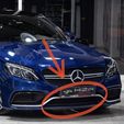 IMG_0859.jpeg Mercedes C63  front bumper middle strip