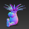 033.png Mecha Exeggutor - Mechanical Pokémon Inspired STL | 3D Printable Model