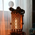 Koks-Ofen - Lampe im Steampunk-Stil