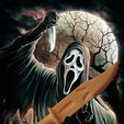 4035.jpg Llavero cuchillo Scream