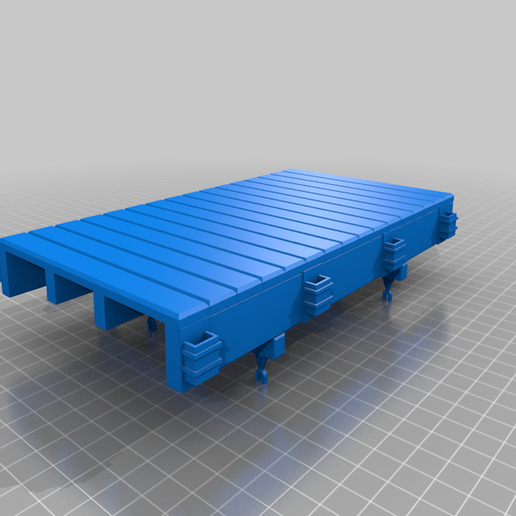 Center-Assm.png Pacific Coast Narrow Gauge Railroad, 33' flatcar/Gondola.