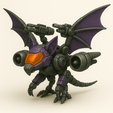 2025050713010424_7b884b7bce80cea8f6e101133c489d02.png Mecha Bat - Zoid-Inspired Robotic Night Predator 3D Model