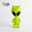 alien-2-MARCAS-DE-AGUA.jpg Articulated Alien , Easy 3D Print-in-Place, Flexi Cute posable toy