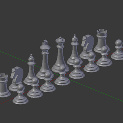 02.08.2019_15.52.43_REC.png Free STL file Chess set・Template to download and 3D print, Nikgourg