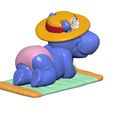 12.jpg HIPPO BABSI BABY FOR 3D PRINT STL