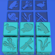 Stamp-Cube-of-Pond-elements-for-Sensory-Play-imprints.png 🦆Stamper Cube with Pond or Dam Elements - for Sensory Play