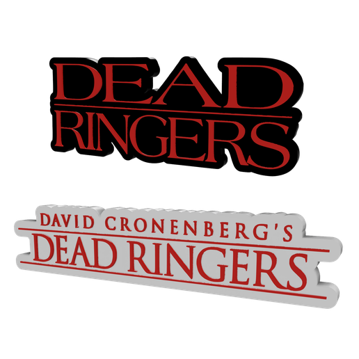 ️ 3D MULTICOLOR LOGO/SIGN -David Cronenberg's Dead Ringers (1988)・ STL ...
