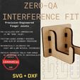3.jpg Wall-Mounted Headphone Stand & Cable Hanger CNC Laser File | Commercial License | Kerf-Compensated SVG | Production-Ready DXF
