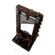 Guillotine-painted-miniature-from-Mystic-Pigon-Gaming-1-min.jpg Gallows Stocks And Guillotine Tabletop Terrain Set
