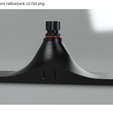 Support-garmin-uhd-92sv-vers-railbalzack-v2.f3d.png Файл STL Кронштейн адаптера эхолота Garmin uhd 92sv (9" экран) для Railblaza・3D-печатная модель для загрузки