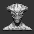 2.jpg Бюст инопланетянина 12 - STL-файл для 3D-печати