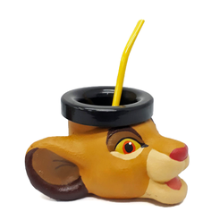 simba mate.png Archivo STL gratis Mate Simba (El Rey León)・Modelo para descargar y imprimir en 3D
