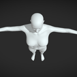 5.png Female Body Base Mesh T-Pose