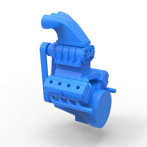 8.jpg Diecast model V8 engine Scale 1:24