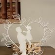 IMG_0465.jpg Father&Daughter heart decoration stand, display stand