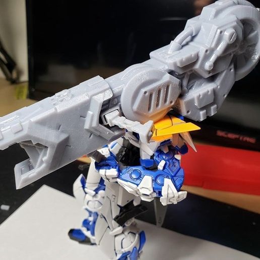 il_fullxfull.2061649307_ccua.jpg STL-Datei Gundam MG 1/100 Dual Positron Blaster Gun・Modell zum Herunterladen und 3D-Drucken, T-san