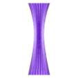 C177 Floor vase with stripe pattern.stl Floor Vase with Stripe Pattern, Vase Mode