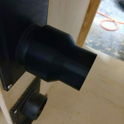 IMG_20190808_183457.jpg 3D-Datei Shop Vac auf 2,5 Zoll Blast Gate Adapter kostenlos・Design für 3D-Drucker zum herunterladen