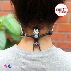 Ryuk.jpg Fichier STL Ryuk de Death Note 3d Ear Saver・Design pour imprimante 3D à télécharger