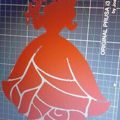317952795_871366867617263_8160994976912604416_n.jpg Archivo STL Disney Beauty and the beast Belle Rose Dress Decor・Design para impresora 3D para descargar