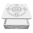 Captura-de-Pantalla-2023-03-08-a-las-17.53.07.jpg STL file WEED BOX WEED CONTAINER WEED 420 BIG MANDALA GRINDERKING 180X180X50MM EASY PRINT・3D printing model to download