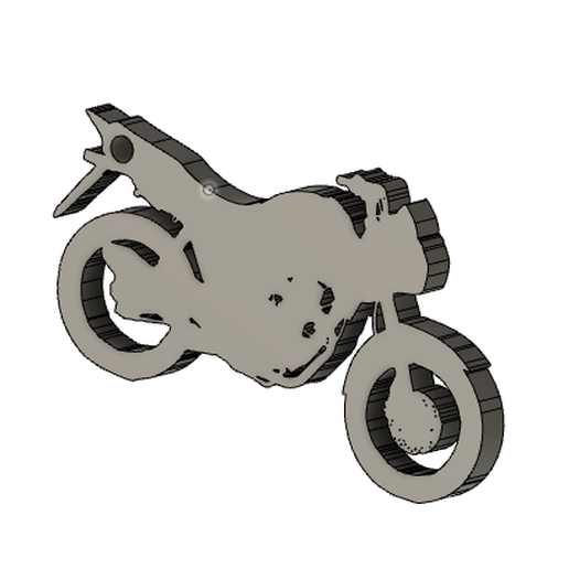 titan key ring (motorcycle) 3D model
