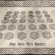 01.jpg 1 Inch Hexagonal Bases (x30) for Dungeons & Dragons or Warhammer tabletop Miniatures