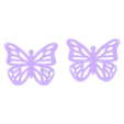 projecto vera (3).stl Schmetterling-Ohrringe