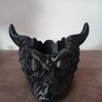 20241023_084524.jpg Dragon Head Plant Pot STL | Detailed Fantasy 3D Model | Fits 2-Inch Plant Cups | Easy-to-Print Planter for FDM & Resin