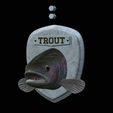 Rainbow-trout-solo-model-open-mouth-1-2.png fish head trophy rainbow trout / Oncorhynchus mykiss open mouth statue detailed texture for 3d printing