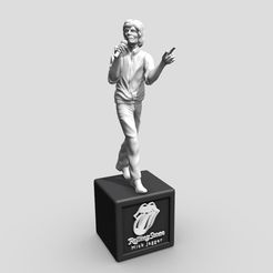 15.jpg STL file The Rolling Stones mick jagger - 3Dprinting・3D print object to download