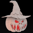 Pumpkin02_Wire_1920x1080_0002.png Halloween Pumpkin Low-poly 3D model