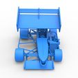 57.jpg Diecast Supermodified front engine Winged race car V2 Scale 1:25