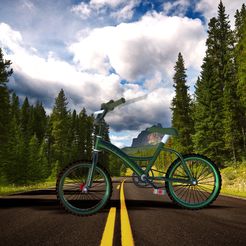bikea-bicycle.jpg 3D file Modern Bicycle (Source file) with full assembly・3D printing idea to download