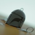 ThePrint3DBoy_Mandalorian_Keychain0005_0005.png Star Wars - Mandalorian Keychain