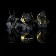 3410272494.jpg 3-pack 20% Three Gods -Anubis, Bastet Horus Bust