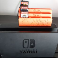 20200826_165523.jpg STL file Support games nintendo switch animal crossing・3D printing idea to download