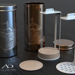 Boite-dosettes-café.jpg Fichier STL Coffee pods box - Boite dosettes café - 𝐑𝐞𝐬𝐢𝐧 𝐩𝐫𝐢𝐧𝐭𝐢𝐧𝐠・Modèle imprimable en 3D à télécharger