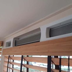 20181101_153758.jpg Free STL file Blinds Frame for Window with air vents・Template to download and 3D print
